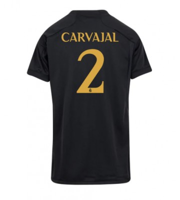 Real Madrid Daniel Carvajal #2 Replica Third Stadium Shirt for Women 2023-24 Short Sleeve